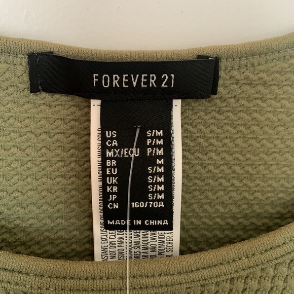 Olive green body suit with sleeves - Picture 2 of 2